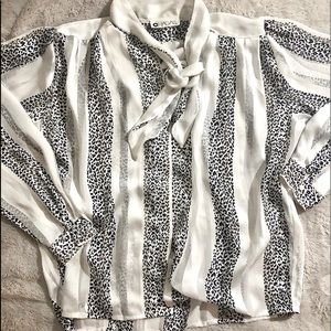 Vintage Sheer Blouse - Medium